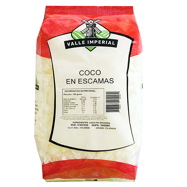 COCO EN ESCAMAS 椰子片 250 GR.